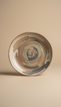 Stoneware Mug With Sculpted Handle