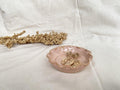 Handmade Ceramic Ring Dish: Coral Pink Jewelry Holder