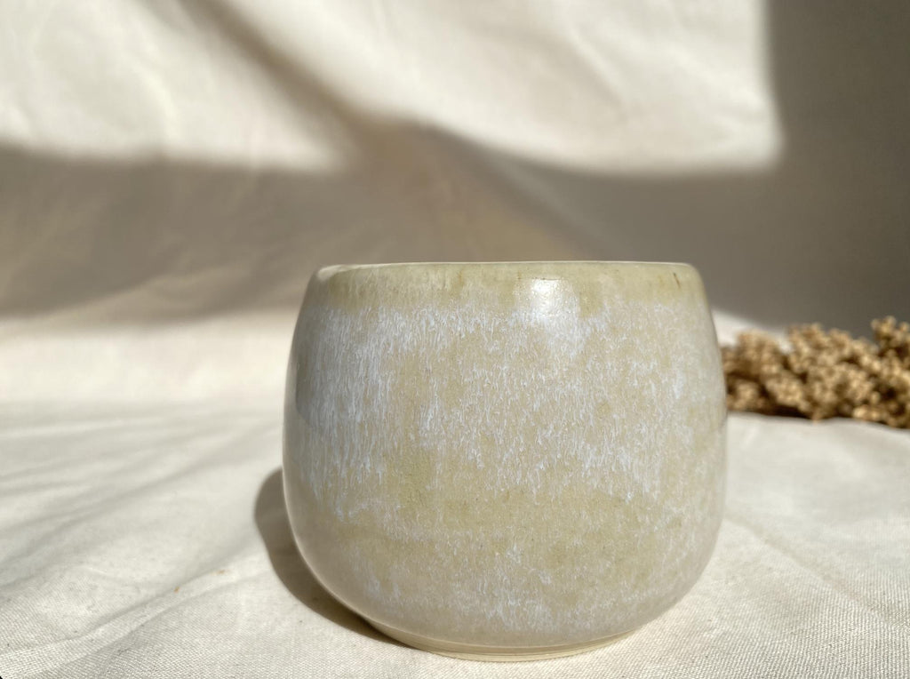 Eucalyptus Soy Wax Candle: Handmade Ceramic Cup, Non-Toxic