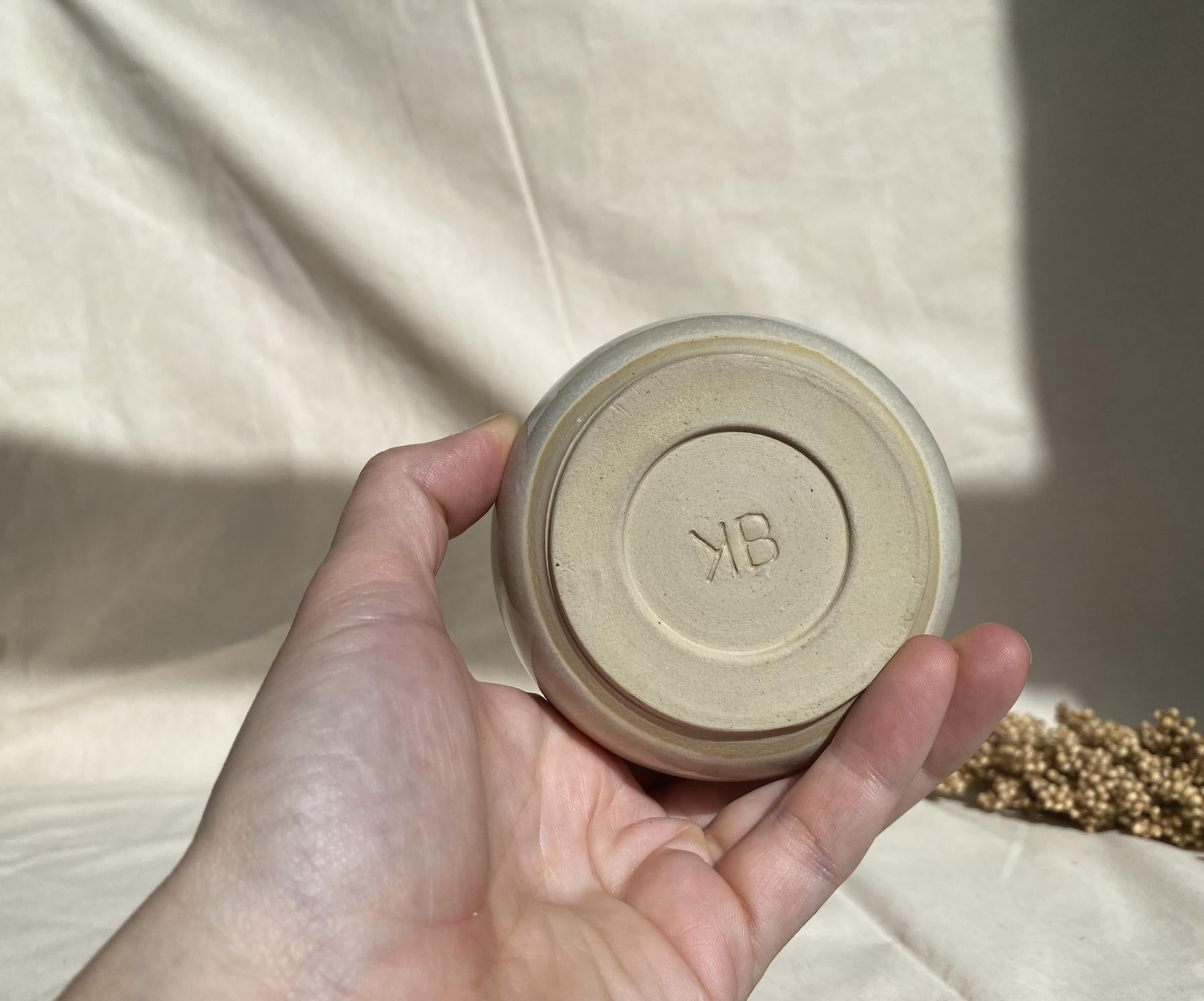 Eucalyptus Soy Wax Candle: Handmade Ceramic Cup, Non-Toxic